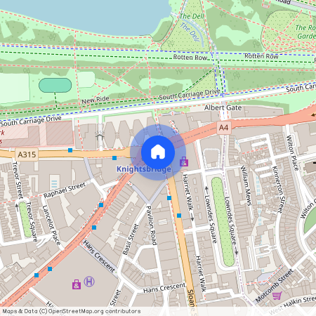 Sloane Street, Knightsbridge, London, SW1X