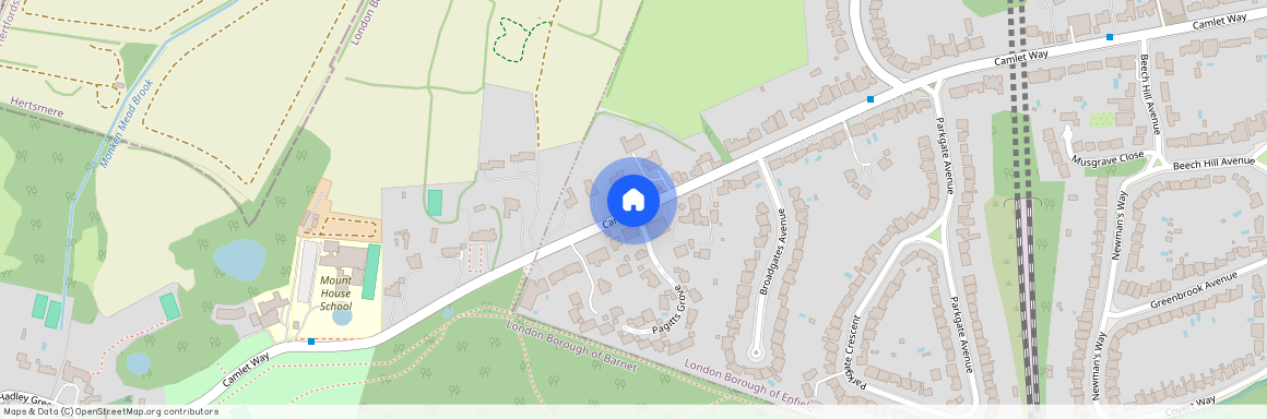 Camlet Way, Hadley Wood, Hertfordshire, EN4