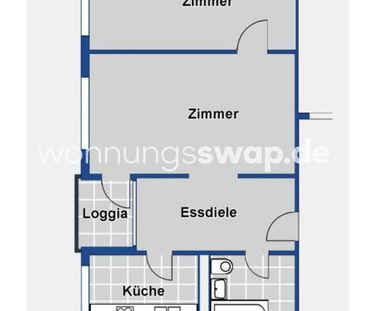 Wohnungsswap - 2 Zimmer, 56 m² - Cesar-Klein-Ring, Wandsbek, Hamburg - Foto 1