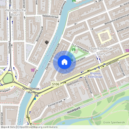 Overtoomse Sluis, 1054 TJ, J.J. Cremerplein, Amsterdam