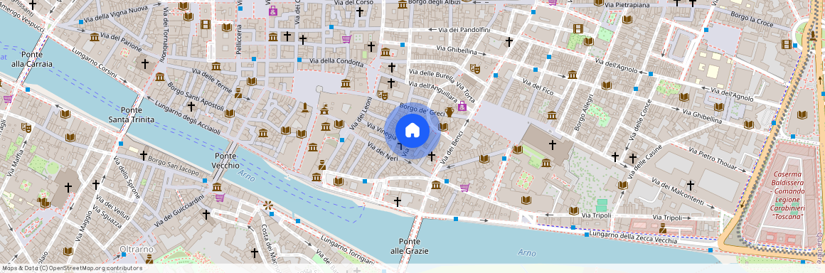 Via dei Rustici, Florence, Tuscany 50122