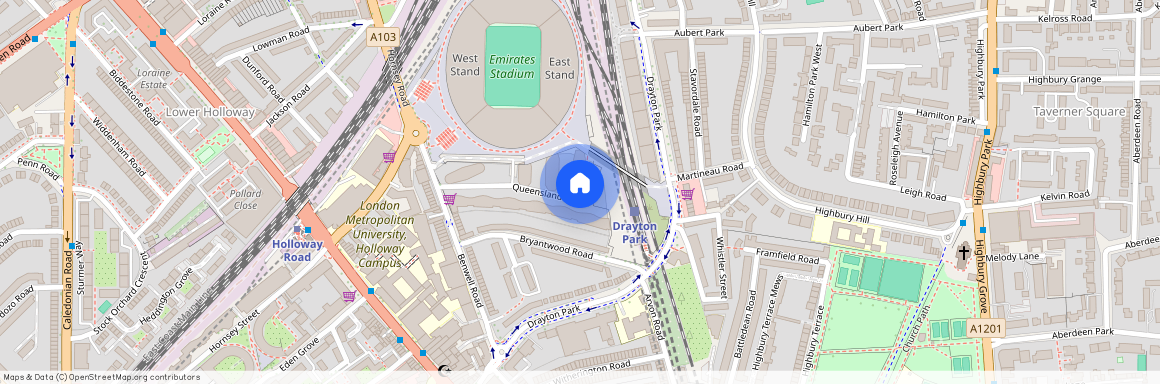 Queensland Terrace, 9 Queensland Road, Islington, London, N7