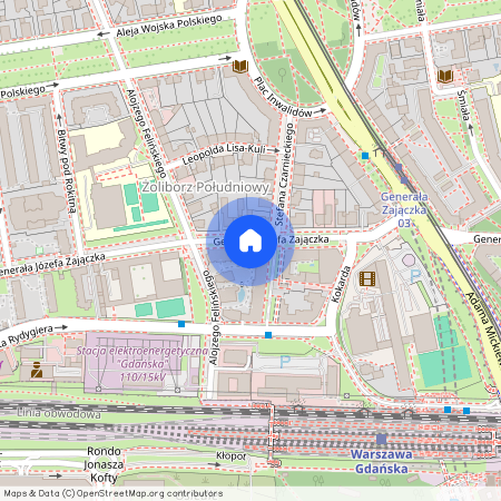 ul. gen. Józefa Zajączka, Stary Żoliborz, Żoliborz, Warszawa, mazowieckie