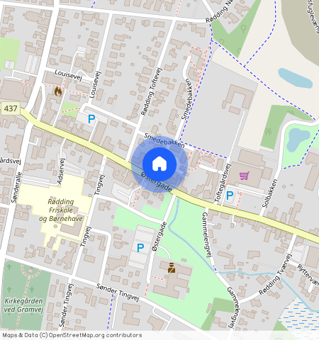 Smedebakken **, 1. mf., Rødding