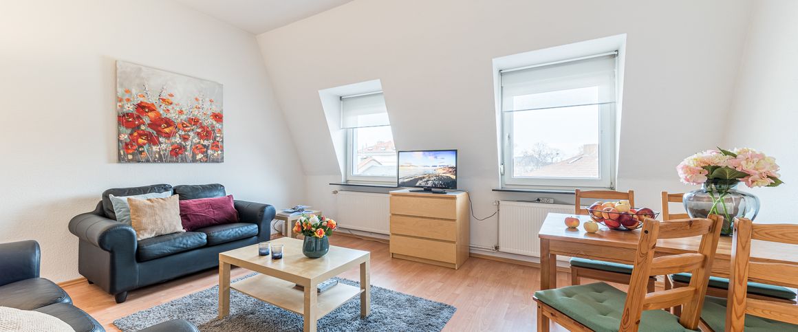 City-Residence: Gut möblierte 2-Zi.-Wohnung in beliebter Lage von Sachsenhausen - Photo 1