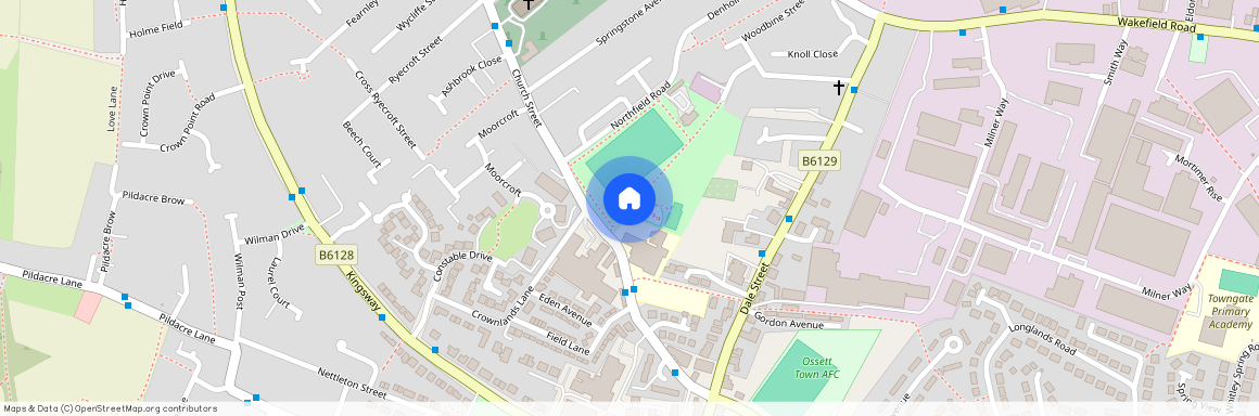 Church Street, West Yorkshire, UK, WF5 9FA, Ossett