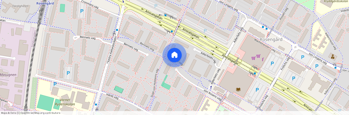 Von Rosens väg 4, Örtagården