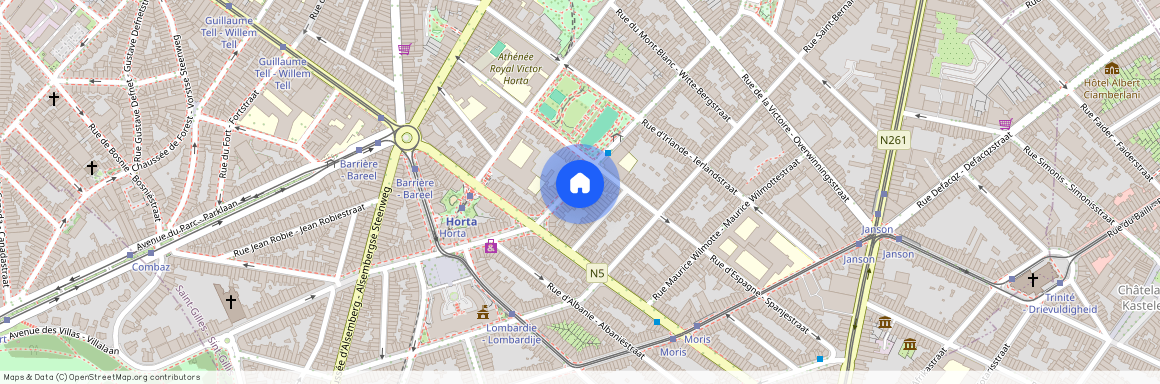 Rue de Tamines, 18, – 1060, Bruxelles