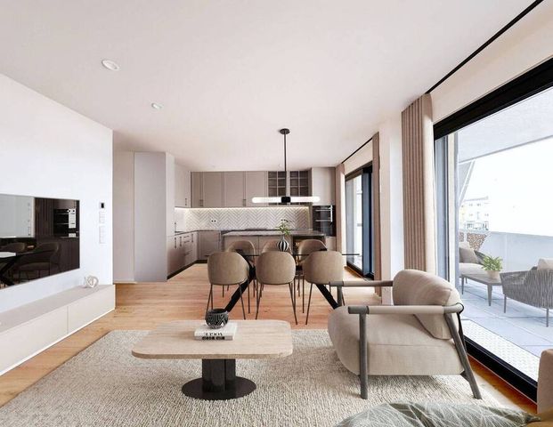 4- Zimmer Wohnung im 1. Obergeschoss mit Blick in den projekteigenen Park. - Photo 1