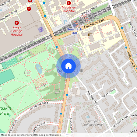Champion Hill, Denmark Hill, London, SE5