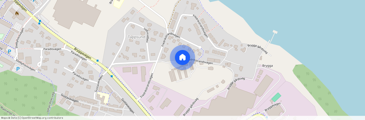 Fredrikstrandsvägen, Ekerö