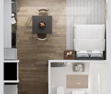 1.5 Zimmer, 33 m², 1. Stock - Foto 1