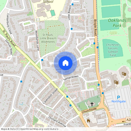 King George Gardens Chichester PO19