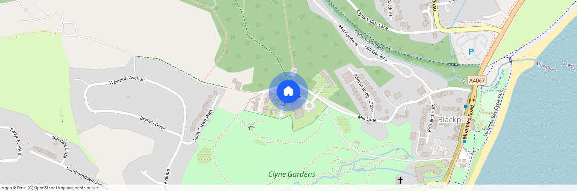 Castle View, Clyne Castle, Blackpill, Swansea