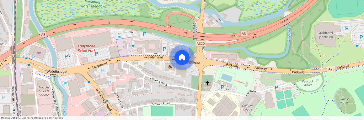 Ladymead, Guildford, GU1 1FP, Surrey