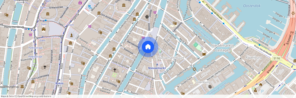 Nieuwmarkt/Lastage, 1011 JT, Kloveniersburgwal, Amsterdam