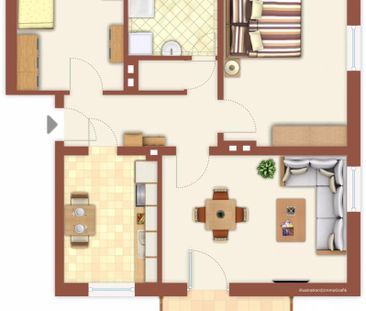 Bei Einzug frisch renoviert + neues Bad + großer Balkon! - Photo 5