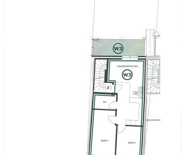 3.5 Zimmer, 98 m², 2. Stock - Foto 2