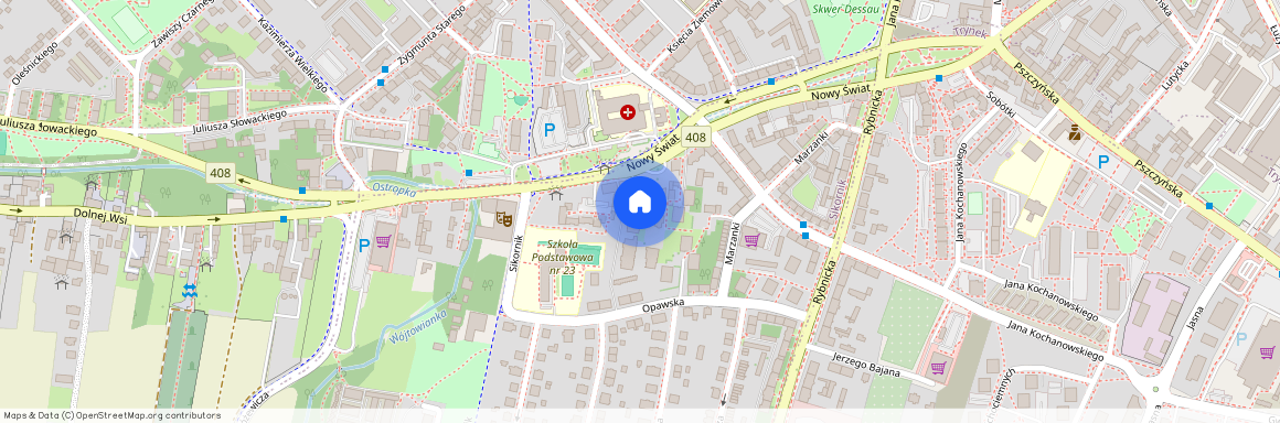 ul. Nowy Świat, Sikornik, Gliwice, śląskie