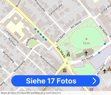 Gepflegte und großzügig geschnittene Erdgeschosswohnung in zentrale... - Foto 1