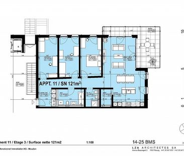 Appartement de 4.5 pièces à louer au coeur de Moudon - Foto 3