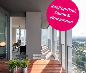 4-Zi.-Erstbezug mit Pool, Sauna & Skylineblick | TOWER HOMES - Photo 4
