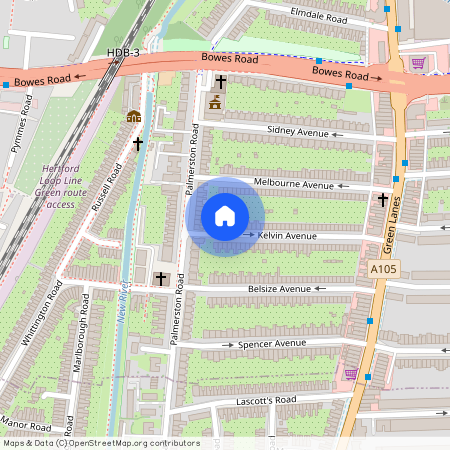 Kelvin Avenue, Palmers Green, London N13