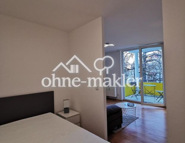 Schöne möblierte 1,5-Zimmer-Wohnung mit Balkon und Küche in gefragter Lage - Foto 1