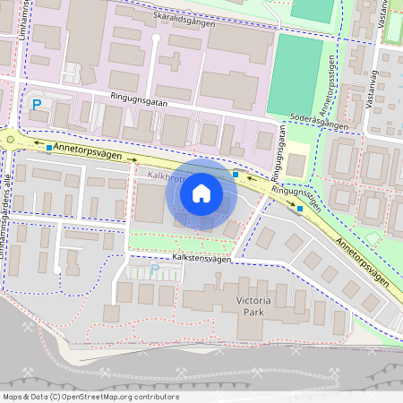 Stora Högestensgatan 3, Kalkbrottet