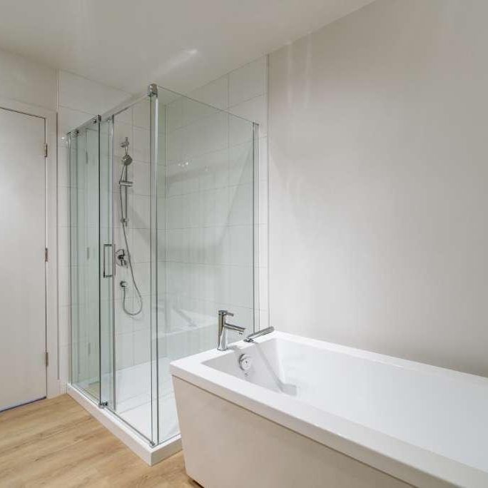 Beaux 4 1/2 NEUFS, quartier tranquille, dès maintenant; Rue Armand - Photo 1