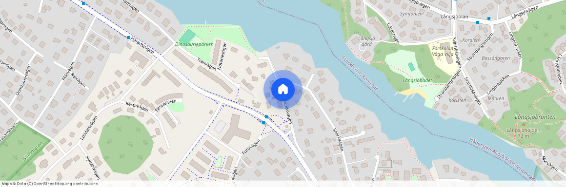 Badstrandsvägen, Huddinge
