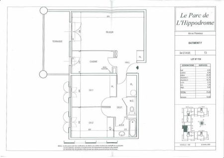 Location Appartement 3 pièces 70m² - Photo 2