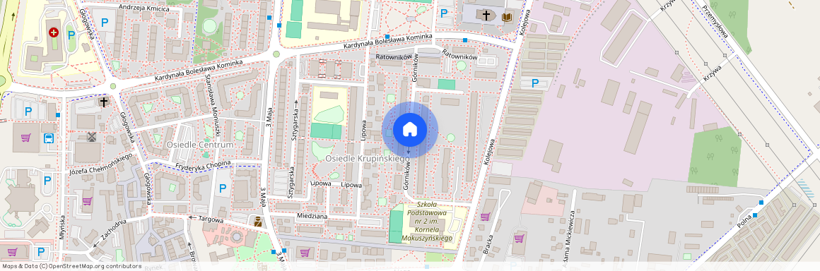 ul. Górników, Polkowice, Polkowice, polkowicki, dolnośląskie