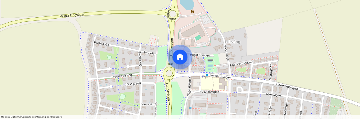 Högalidsvägen, Trelleborg