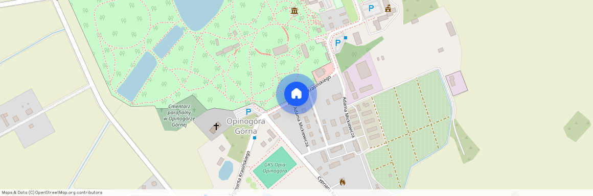 Ciechanowski, Opinogóra, Górna, Krasińskiego