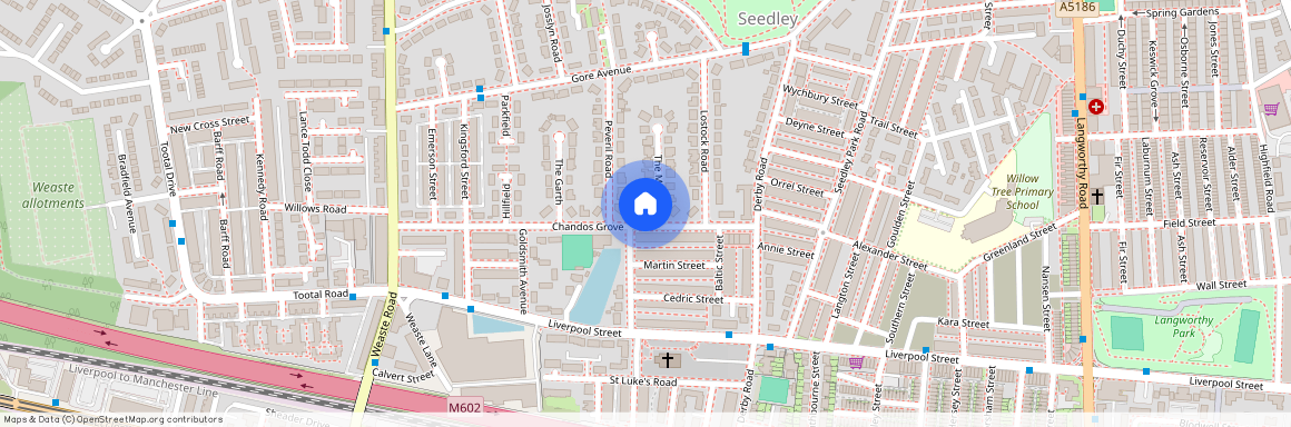 Chandos Grove, Greater Manchester M5