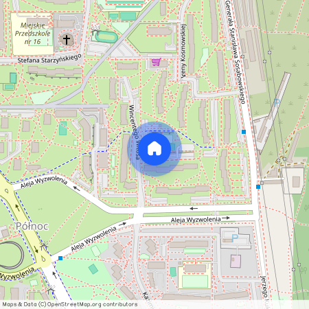 ul. Witosa, Północ, Częstochowa, śląskie