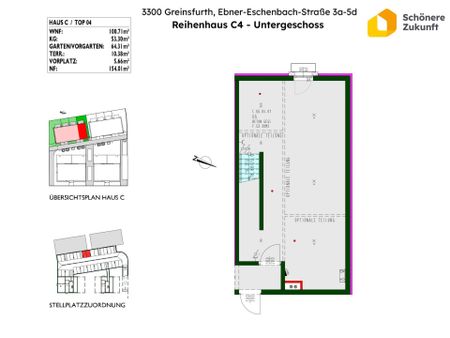Tolle Anlage mit gut geschnittenen Reihenhäusern in Greinsfurth - Foto 4