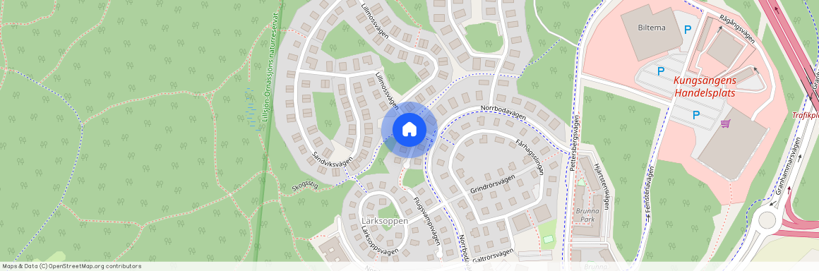 Flugsvampsvägen, Kungsängen