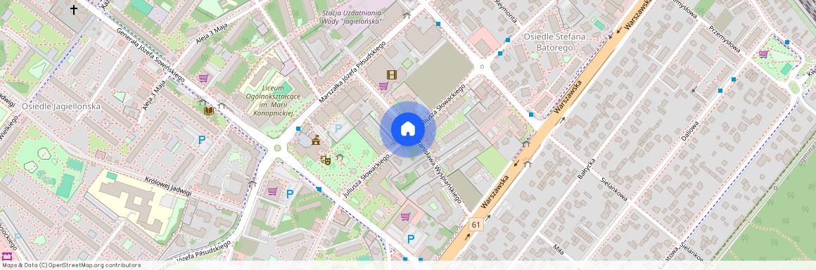 ul. Juliusza Słowackiego, Legionowo, legionowski, mazowieckie