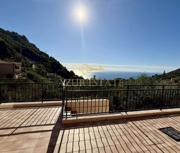 LA TURBIE/LES RÉVOIRES : MAISON 4 PIÈCES AVEC JARDIN VUE MER - Photo 3