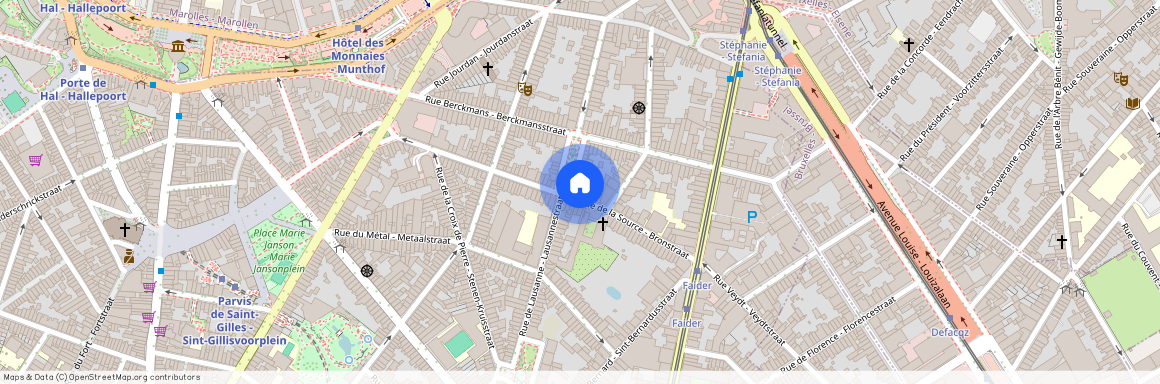 66, Rue de la Source, 66, 1060, Saint-Gilles