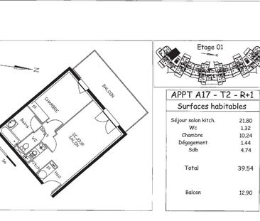 Location Appartement 2 pièces 39m² AGEN 47000 - Photo 3