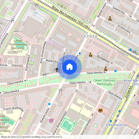 ul. Białobrzeska, Szczęśliwice, Ochota, Warszawa, mazowieckie