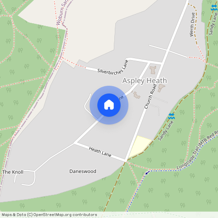 Daneswood, Heath Lane, Woburn Sands, Milton Keynes, MK17