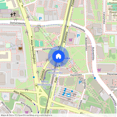 ul. Puławska 186, Ksawerów, Mokotów, Warszawa, mazowieckie