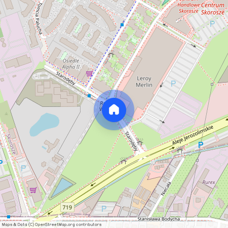 ul. Starodęby, Skorosze, Ursus, Warszawa, mazowieckie