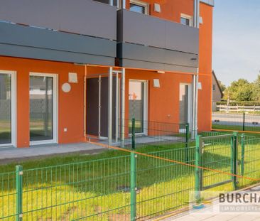 2-Zimmerwohnung mit Gartenteil und Terrasse in effizientem Neubau - Foto 1