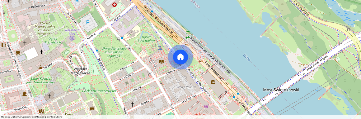 Warszawa, Śródmieście, Wybrzeże, Kościuszkowskie