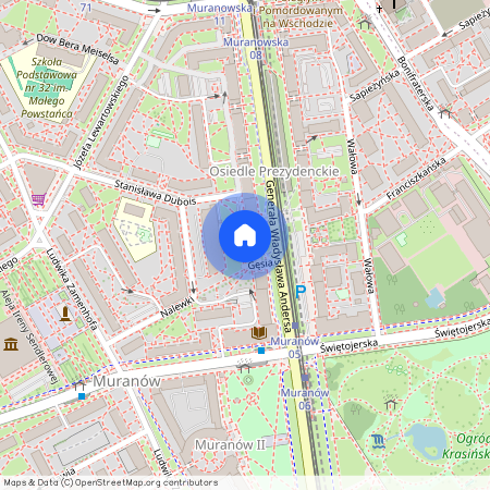 Warszawa, Śródmieście, Śródmieście, Muranów, Gen., Władysława, Andersa
